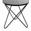 3S. x Home Table d'appoint design café tablette en verre trempé Discount