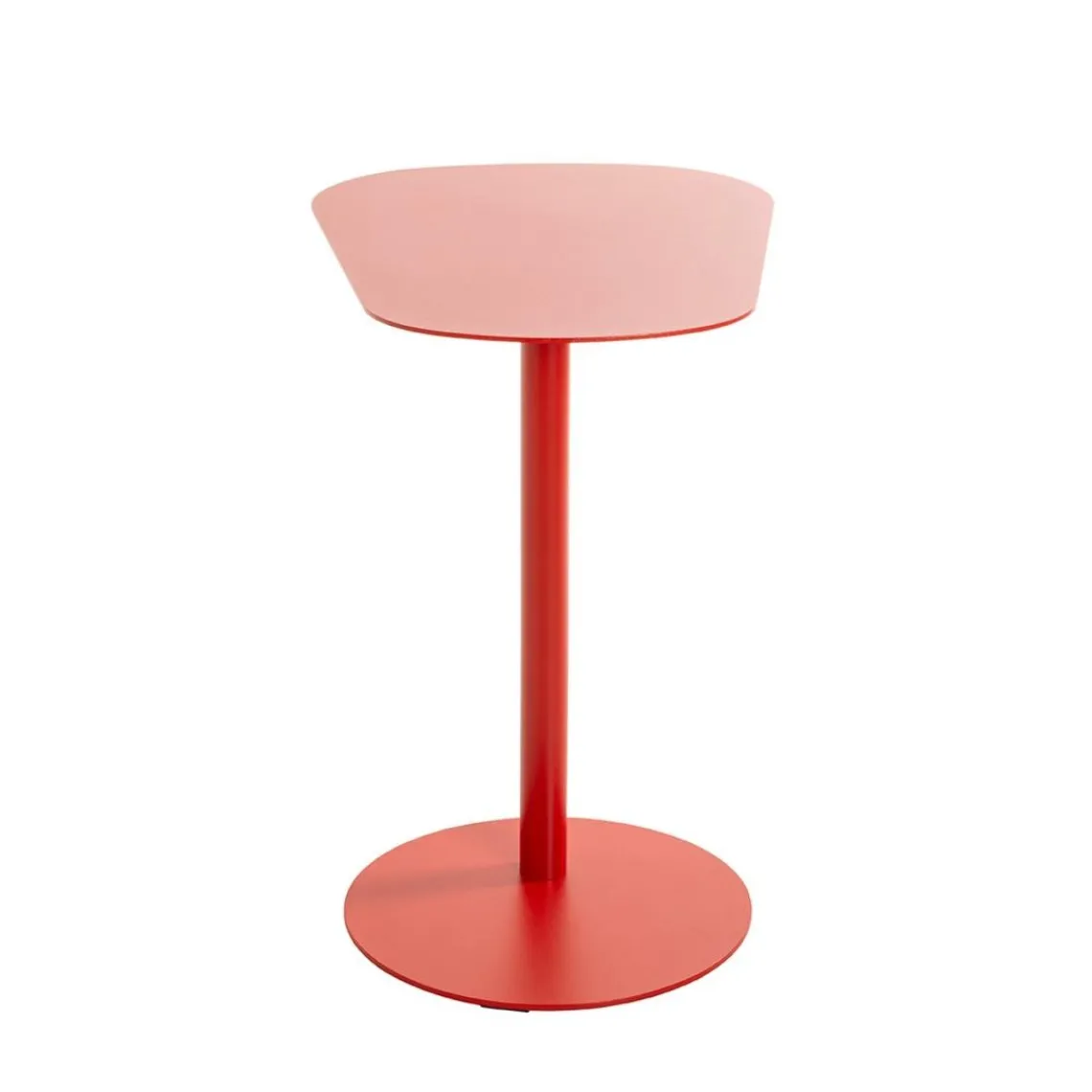 3S. x Home Table d'appoint design en métal rouge Clearance