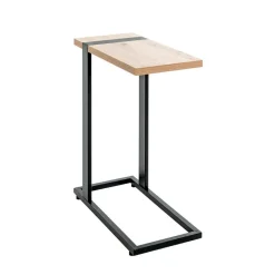 3S. x Home Table d'appoint design plateau décor chène Sale