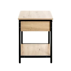 3S. x Home Table d'appoint double niveaux tiroir integré Sale