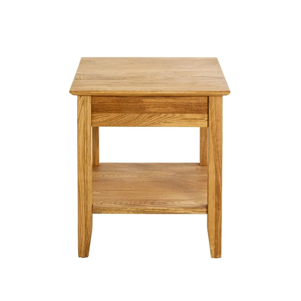 3S. x Home Table d'appoint en bois avec étagère supplémentaire Best