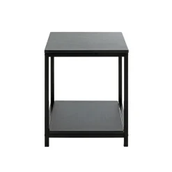 3S. x Home Table d'appoint en métal avec plateaux décor noir Clearance
