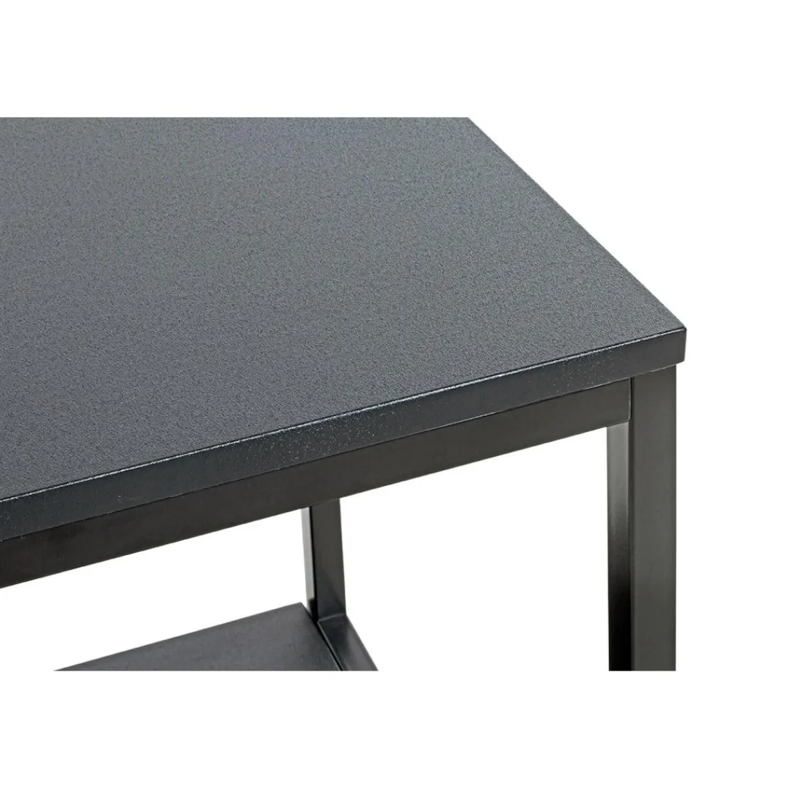 3S. x Home Table d'appoint en métal avec plateaux décor noir Clearance