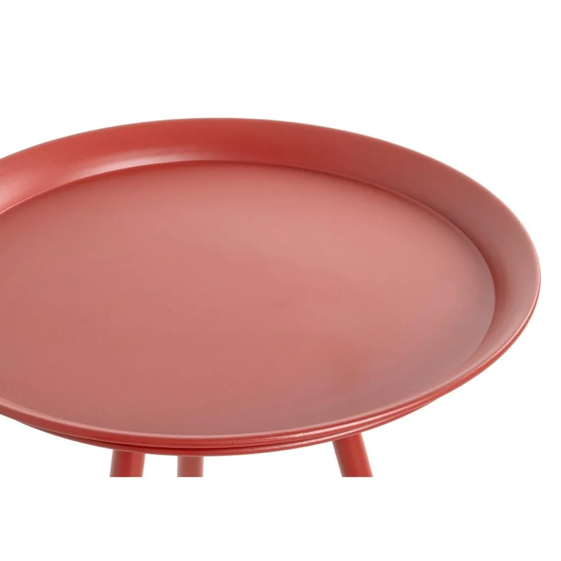 3S. x Home Table d'appoint en métal laqué rouge modèle mini Sale