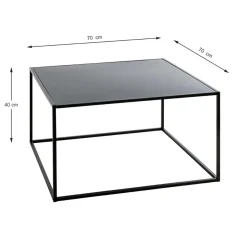 3S. x Home table d'appoint en métal laqué Outlet