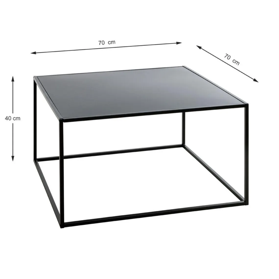 3S. x Home table d'appoint en métal laqué Outlet
