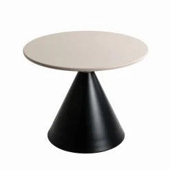 3S. x Home Table d'Appoint en métal noir tablette peint par poudrage en gris cachemire Online