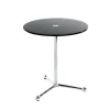3S. x Home table d'appoint en tube d'acier chromé Best