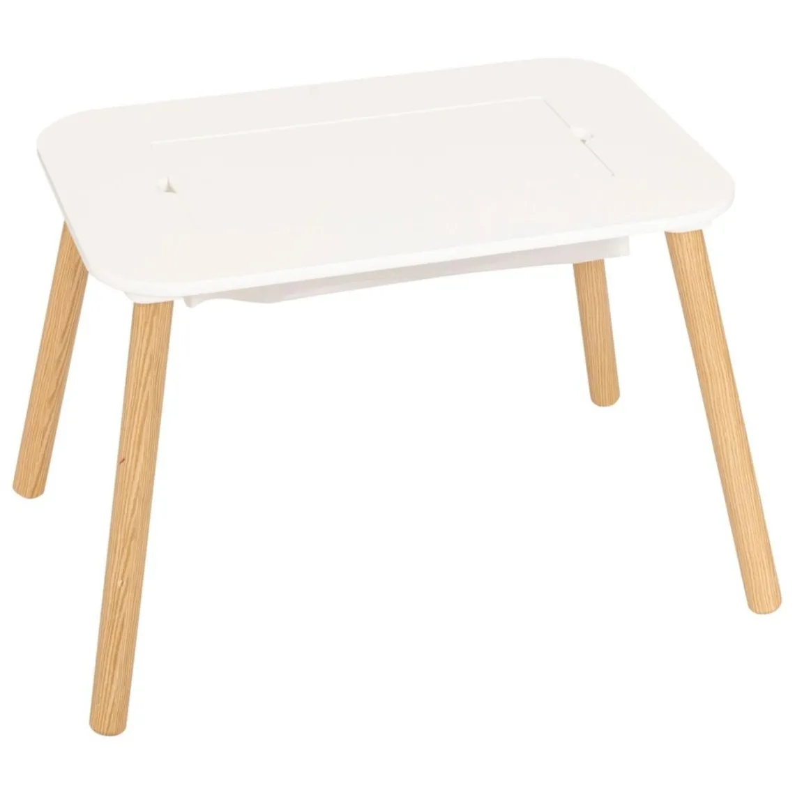 3S. x Home Table d'appoint enfant Buldy blanc Best