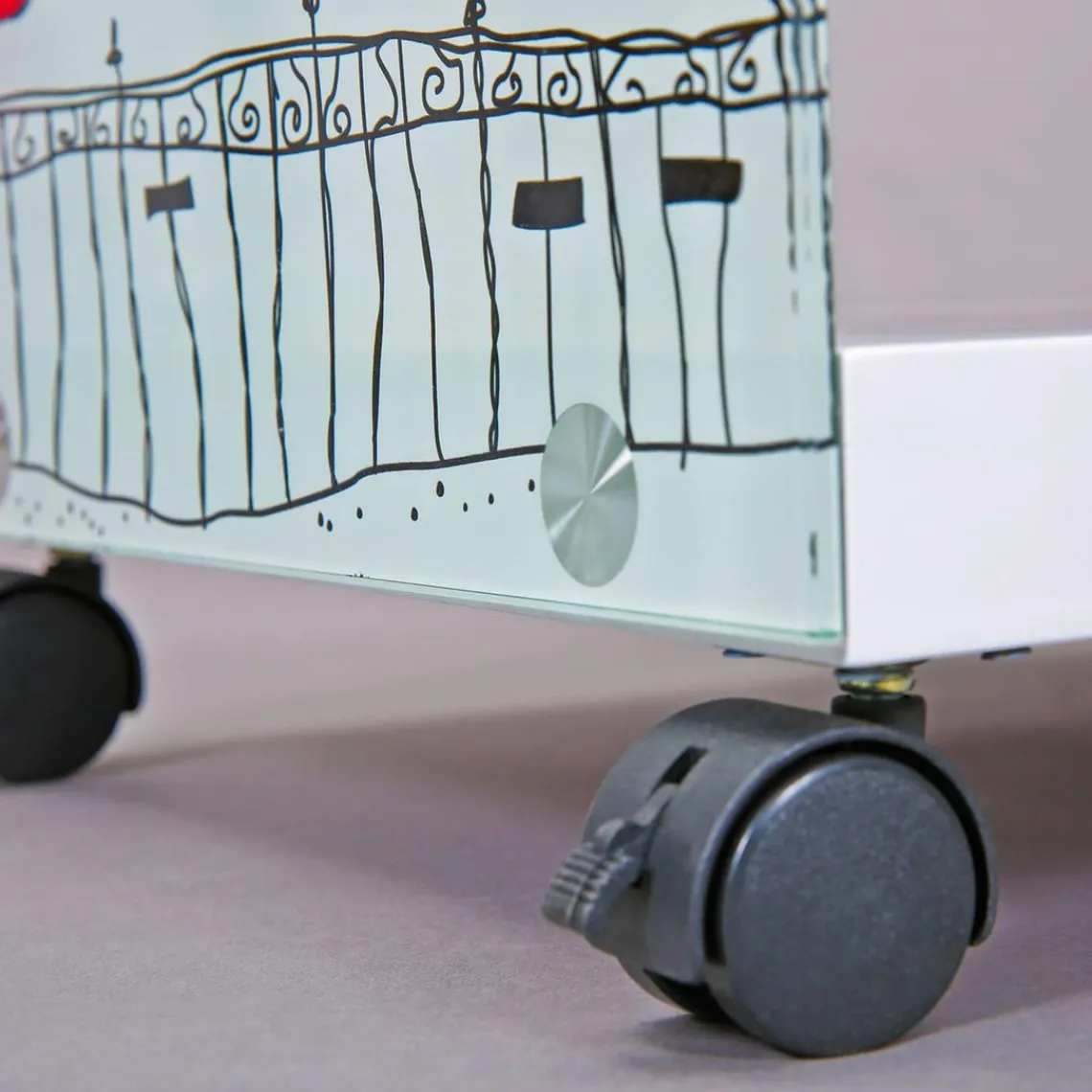 3S. x Home Table D'Appoint LONDONCUBE Blanc Outlet