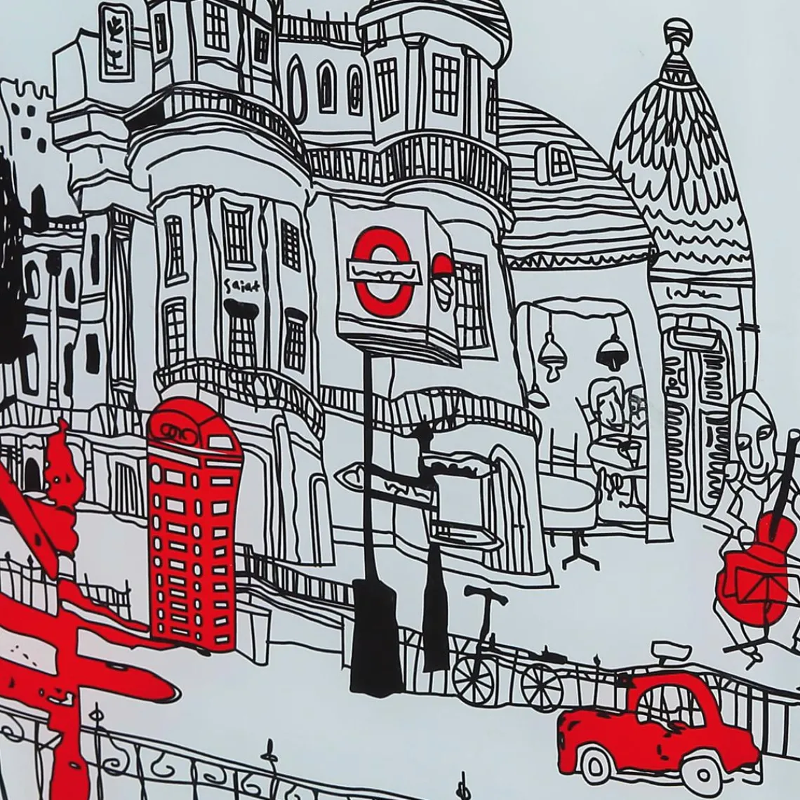 3S. x Home Table D'Appoint LONDONCUBE Blanc Outlet