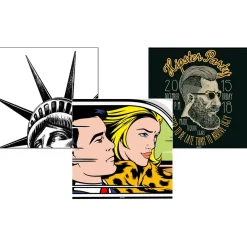 3S. x Home Table d'appoint magnétique carrée Bipolart Métal Rouge avec 3 Tops style Fun Discount