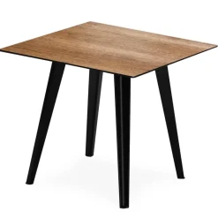 3S. x Home Table d'appoint magnétique carrée Bipolart Métal Noir avec 3 Tops style Natural New