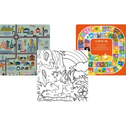 3S. x Home Table d'appoint magnétique carrée Bipolart Métal Noir avec 3 Tops style Kid Discount