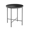 3S. x Home table d'appoint métal noir Best