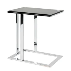 3S. x Home Table d'appoint plateau en verre trempé Hot