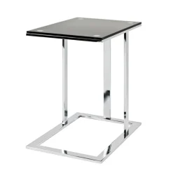 3S. x Home Table d'appoint plateau en verre trempé Hot