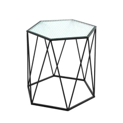 3S. x Home table d'appoint plateaux en verre trempé décoratif Sale