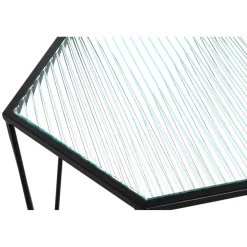 3S. x Home table d'appoint plateaux en verre trempé décoratif Sale