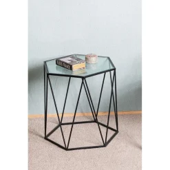 3S. x Home table d'appoint plateaux en verre trempé décoratif Sale