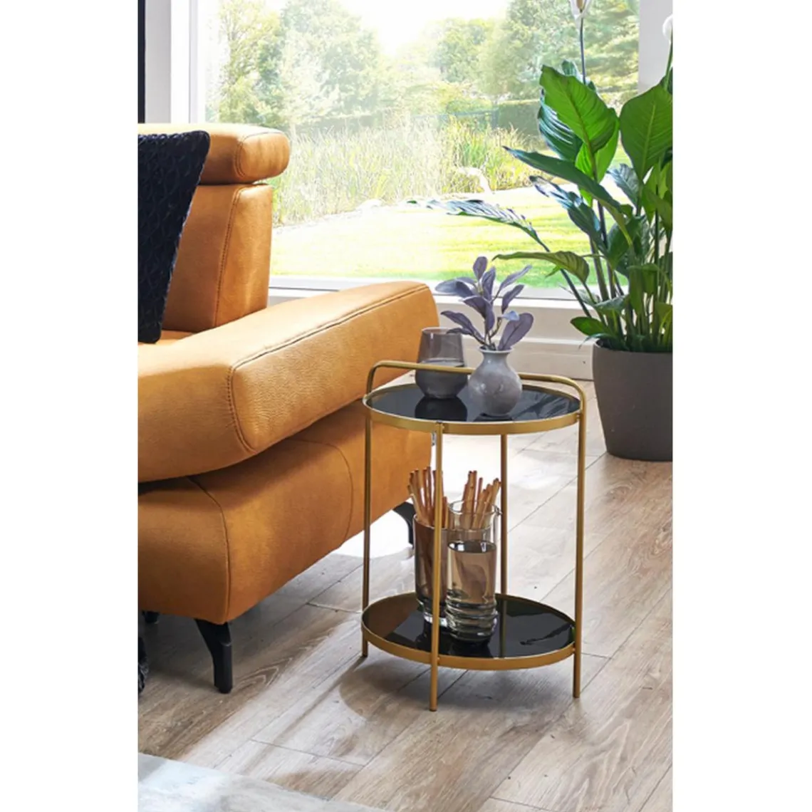 3S. x Home table d'appoint plateaux miroir Clearance