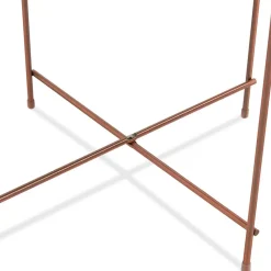 ALTEREGO Table d'appoint pliable 'KOLOS' couleur cuivre Discount