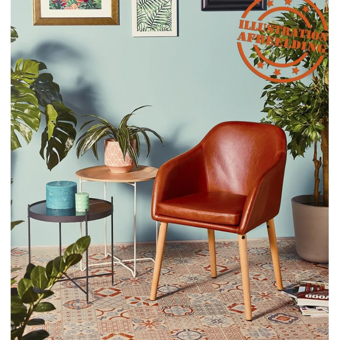 ALTEREGO Table d'appoint pliable 'KOLOS' noire Sale