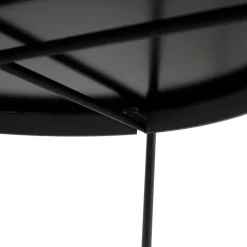 ALTEREGO Table d'appoint pliable 'KOLOS' noire Sale