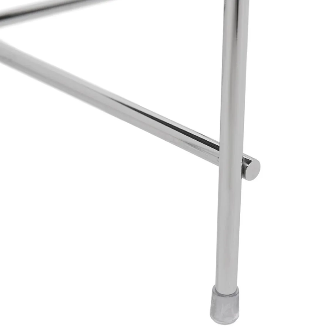 ALTEREGO Table d'appoint pliable 'KOLOS' couleur chrome Hot