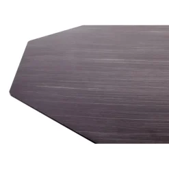 3S. x Home Table d'appoint structure en Acier laqué avec plateau en Métal massif laqué Noir grisonnant Clearance