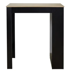 3S. x Home Table De Bar Mange Debout Avec Étagères Cheers Discount