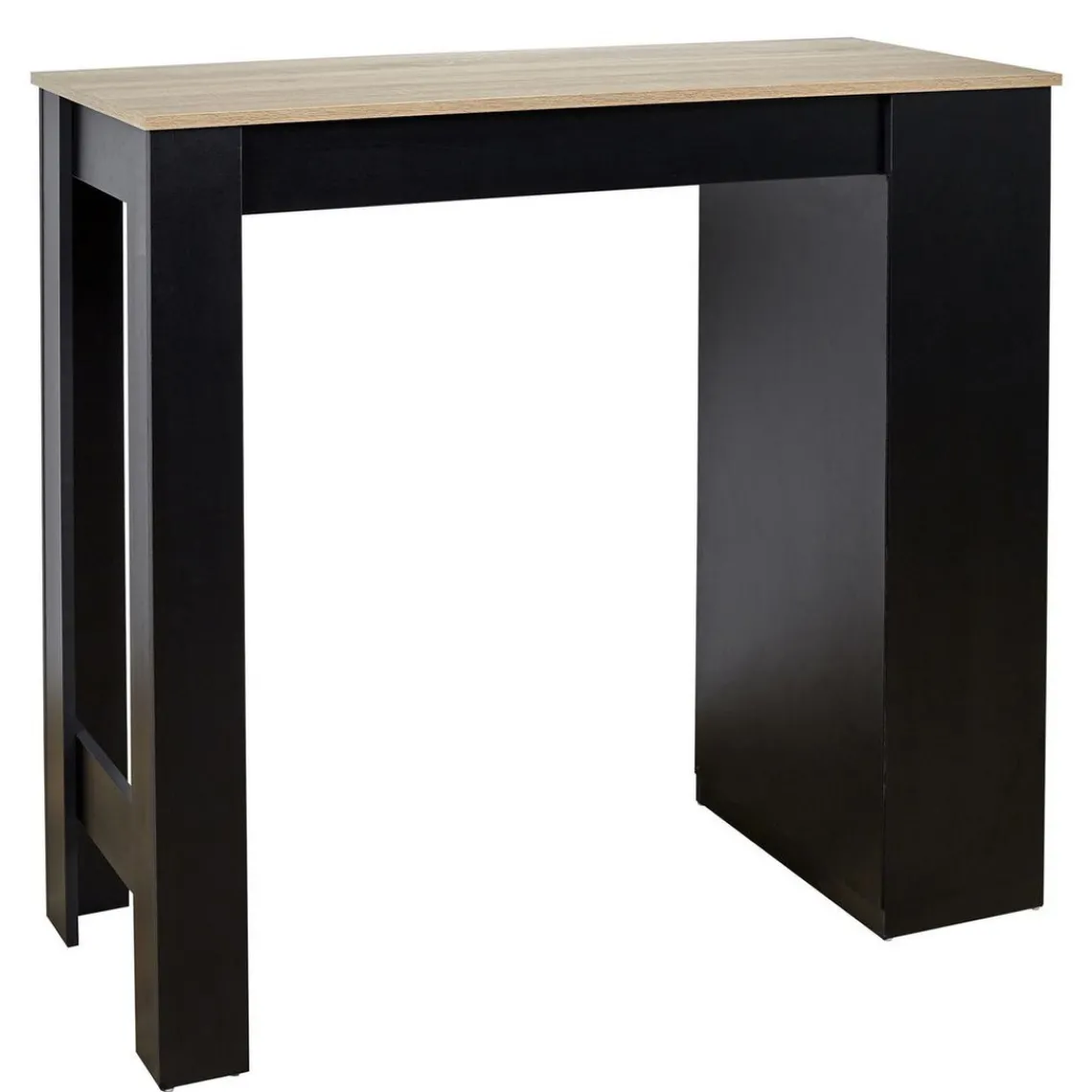 3S. x Home Table De Bar Mange Debout Avec Étagères Cheers Discount