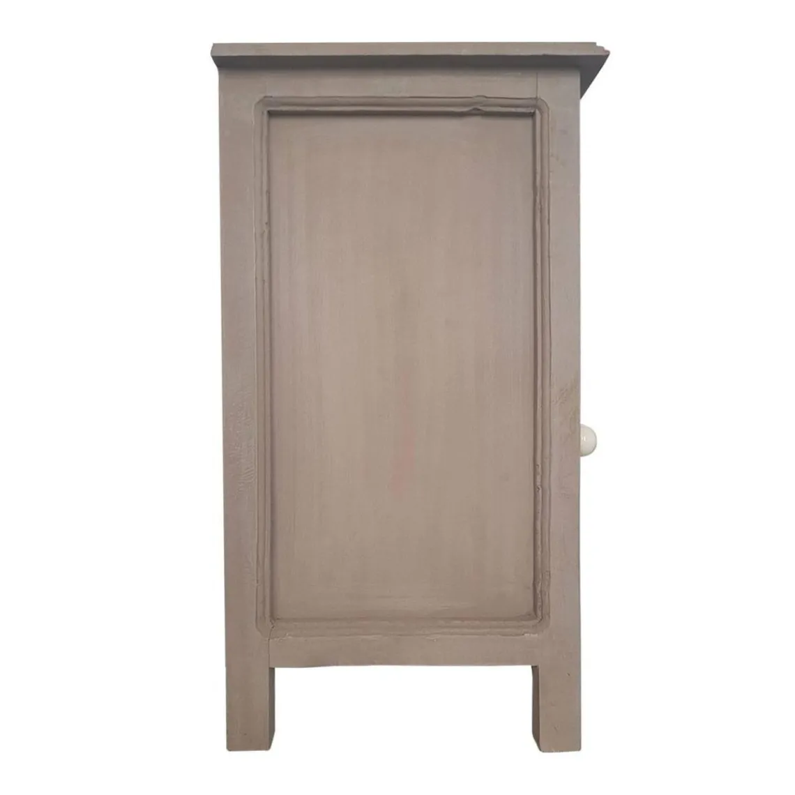 3S. x Home Table de chevet 1 tiroir et 1 porte battante Tasha Marron Sale