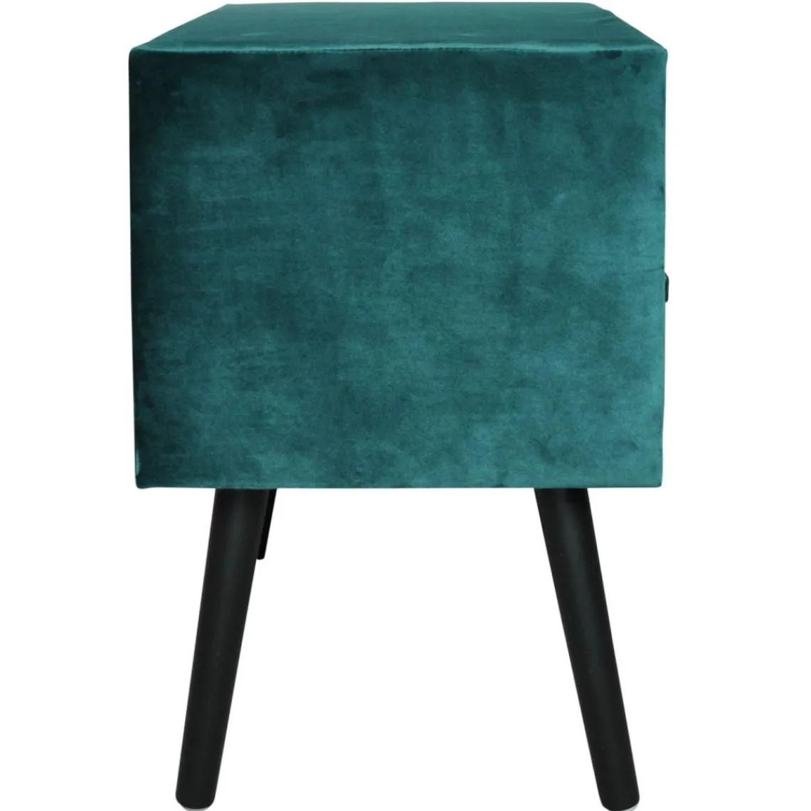 3S. x Home Table de chevet 2 tiroirs Bardo Velours Vert Sale