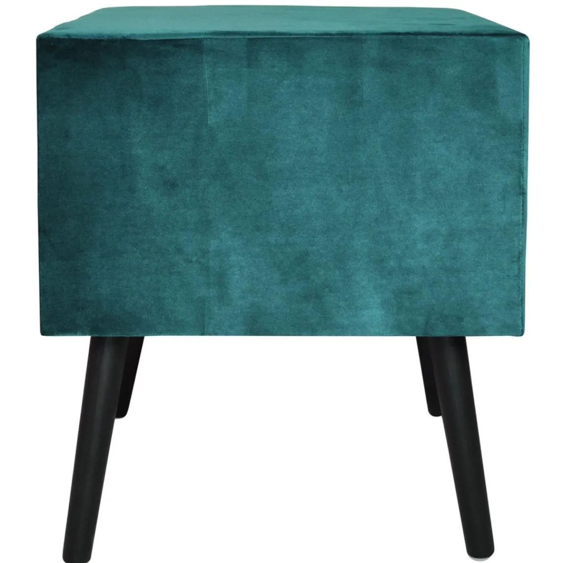 3S. x Home Table de chevet 2 tiroirs Bardo Velours Vert Sale