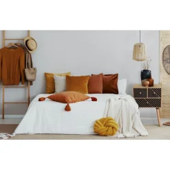 3S. x Home Table de chevet 3 tiroirs Gerald Bois et Noir