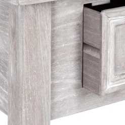 3S. x Home Table de chevet bois naturel Blanc Hot