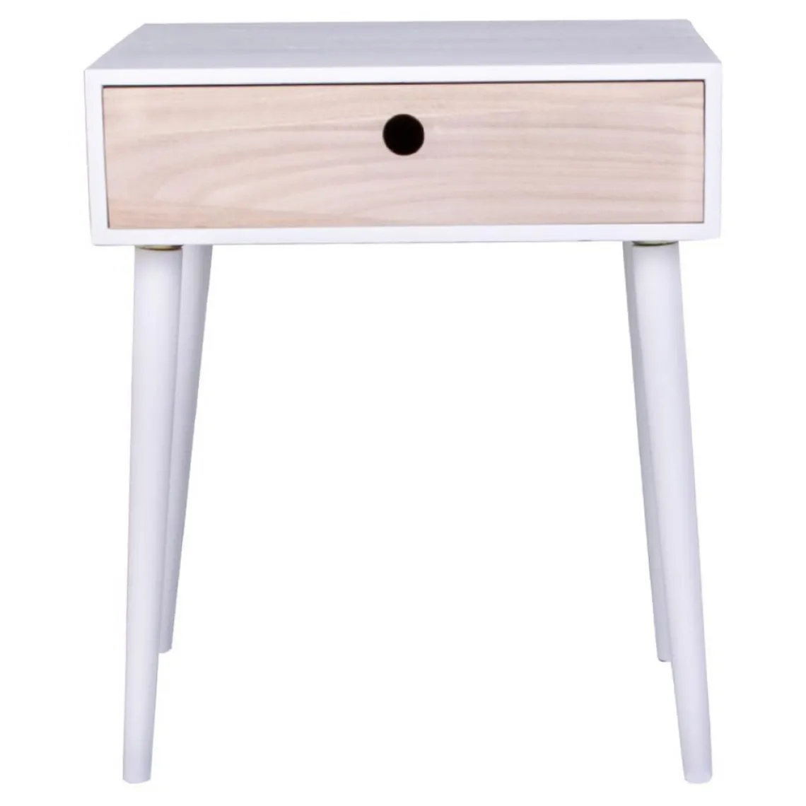 House Nordic Table De Chevet Scandinave Blanche PARMA Online