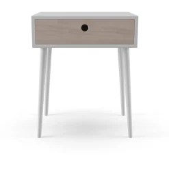 House Nordic Table De Chevet Scandinave Blanche PARMA Online