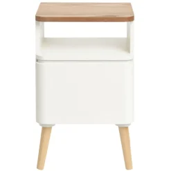 3S. x Home Table de Chevet Scandinave Bois Blanc ACHUMAWI Online