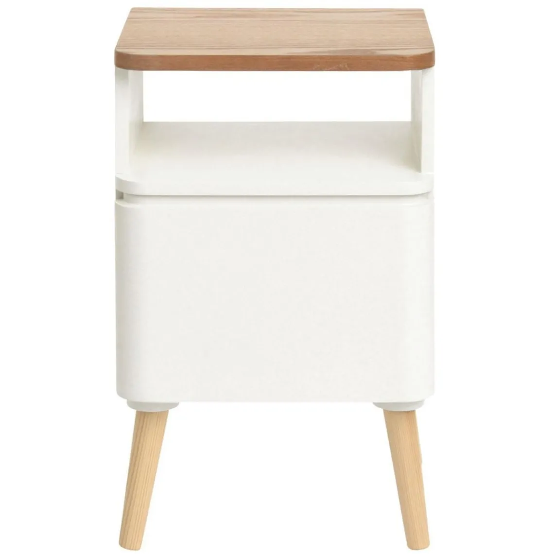 3S. x Home Table de Chevet Scandinave Bois Blanc ACHUMAWI Online