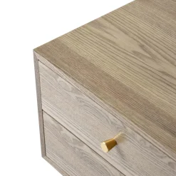 3S. x Home Table de chevet TONDER design scandinave et sa structure en bois massif Outlet