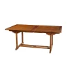 Macabane Table de jardin 8/10 personnes - rectangulaire extensible 180/240 x 100 cm en bois Teck huilé Hot