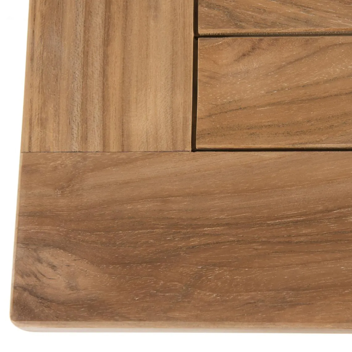 Macabane Table de jardin 8/10 personnes - rectangulaire scandi extensible 180/240x100 cm en bois Teck Hot