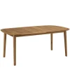 Macabane Table de jardin extensible en acacia huilé Sale