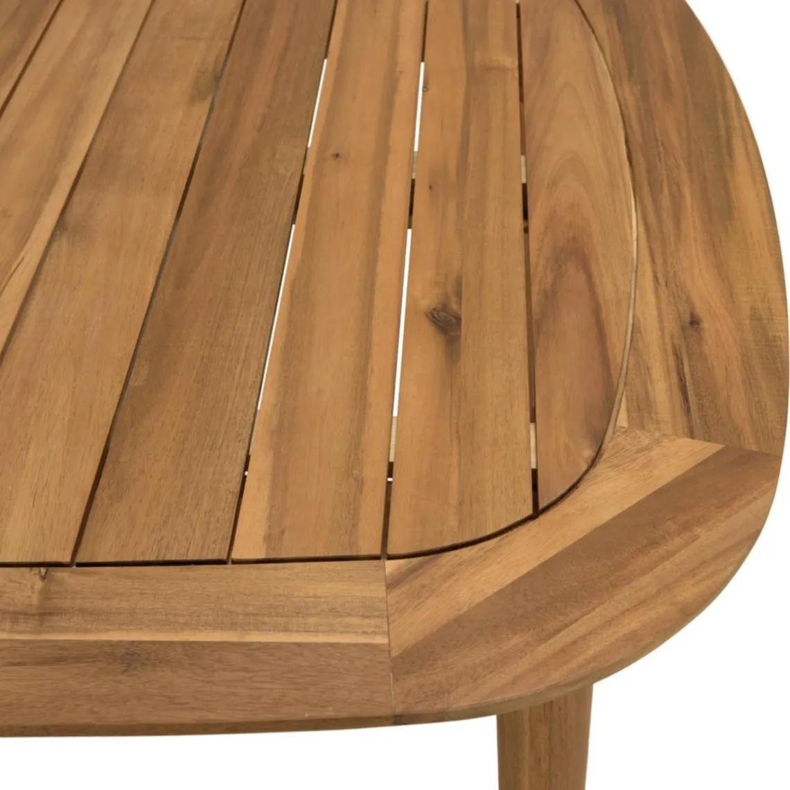 Macabane Table de jardin extensible en acacia huilé Sale