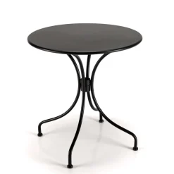 Macabane Table de jardin ronde 2 personnes 70x70cm VIANNEY Hot