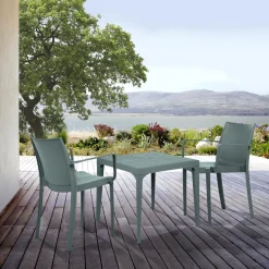 Factory Table De Jardin Turquoise Effet Bois Spirit Garden IRIS Bleu Discount