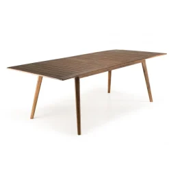 Macabane Table de jardin VICTOIRE 8/10 personnes - extensible 180/240x100 cm en bois Acacia Hot