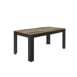 3S. x Home Table de repas180 cm en panneaux de particules New